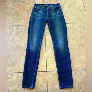 7 For All Mankind Denim Gwenevere Skinny Jean Size 24